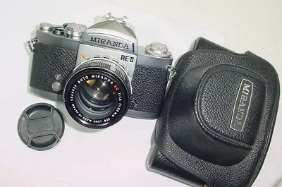 Miranda RE-II 35mm Film SLR Manual Camera With 50mm F/1.4 EC Lens • £219.95