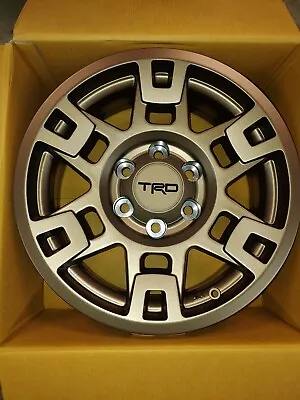 Toyota TRD Pro Wheels 17  Bronze Fits Tacoma 4Runner FJ PTR20-35110-F5 Set Of 4 • $979.99