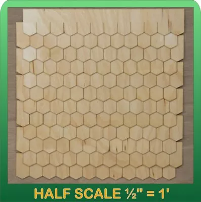 $11.95 • Buy Half Scale Laser Cut Hex Shaped Speed Shingle Strips By Greenleaf Dollhouses