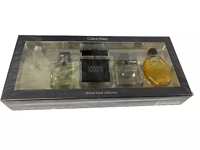 CK Deluxe Travel Collection Mini Perfume Gift Set For Men Of 5 Counts NIB • $49.99