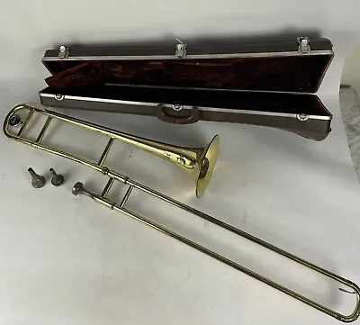 Vintage Olds Ambassador Trombone Case Mouthpiece  Estate Find • $199.99
