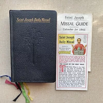 Saint Joseph Daily Missal 1959/61 Revised Edition Catholic Prayer Book Vintage • $39.99