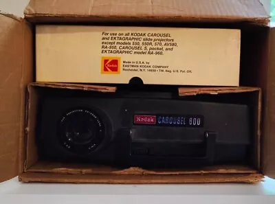 Kodak Carousel 600 Slide Projector Vintage With Original Box Good Condition • $59.99