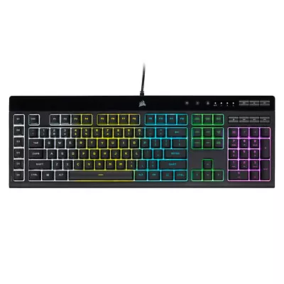 Corsair K55 Pro Lite RGB Gaming Keyboard (CMK32GX5M2B5600C36W) • $74