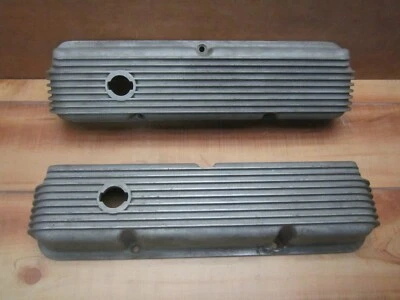 $299.99 • Buy Cal Custom Ford FE 390 406 427 428 Vintage Finned Aluminum Valve Covers 40-1018