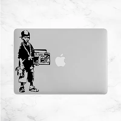 £4.79 • Buy Banksy Ghetto Boy Decal For Macbook Pro Sticker Vinyl Laptop Mac Pro Hip Hop Rap