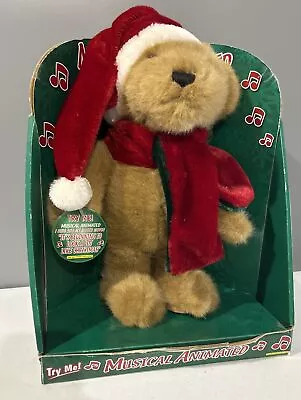 Dan Dee Musical Animated Christmas Teddy Bear - Sings & Mouth Moves • $225