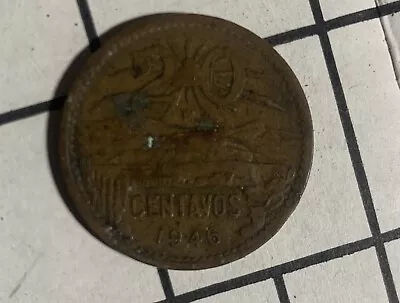 1946 Mexico 20 Centavos Coin B236 • $2.08