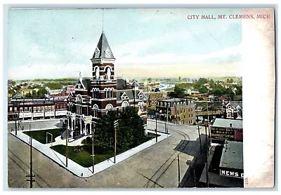 Mt. Clemens Michigan MI Postcard View Of City Hall Building 1905 Posted Antique • $19.95