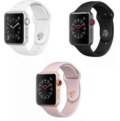 $89.61 • Buy Apple Watch Series 3 38 42mm GPS 4G Stainless Steel Aluminum Very Good