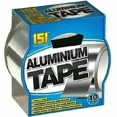 £3.95 • Buy 151 Aluminium Adhesive Repair Tape 10m X 48mm Heat Resistant Insulation Tape