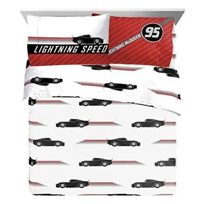 Jay Franco Disney Pixar Cars Race Ready Lightning Queen Sheet Set 4Pc Set SOFT • $20.25