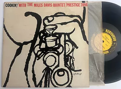  Cookin' With The Miles Davis Quintet LP ~ Prestige 7094 W.50th NYC DG RVG Clean • $300