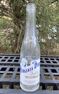 Vintage Acl VIRGINIA DARE Soda Bottle Ellsworth Bottling Co Lawton Oklahoma • $24.95