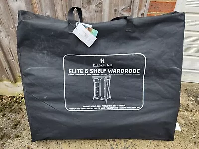 HI-GEAR Elite 6 Portable Folding Wardrobe Storage Organiser Camping Furniture • £40