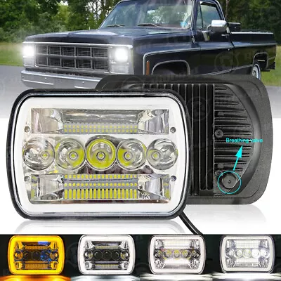 For 82-93 Chevy S10 Blazer GMC S15 7X6 Projector Halo LED Headlight Hi/Lo • $32.99