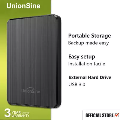 750GB PS4/XBOX EXTERNAL STORAGE HARD DRIVE USB 3.0 5Gbps 2.5  PORTABLE HDD • £21.84