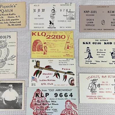 Vintage QSL Radio Cards Lot Amateur Radio QSL Cards Lot New York QSL Radio Cards • $19.99