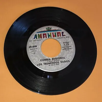 $20 • Buy Los Tremendos Vagos Vamos A Caurio Cumbia Regional 45 Rpm Record Latin Vinyl 7 