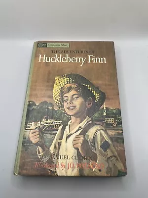 Hardcover Book The Adventures Of Huckleberry Finn By Samuel Clemens 1963 Vintage • $6