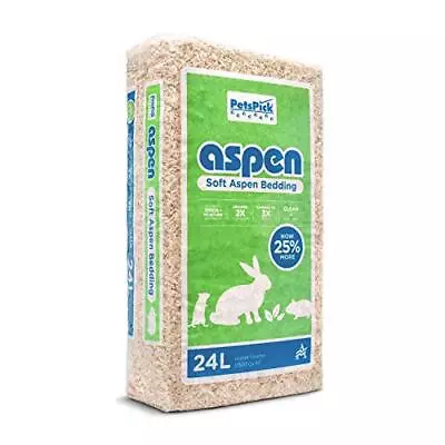 PETSPICK Aspen Soft Pet Bedding For Small Animals 24L • $38.86