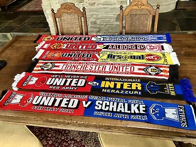 Man Utd Vs Schalke Champions League 2011 Half & Half Scarf • £9.99