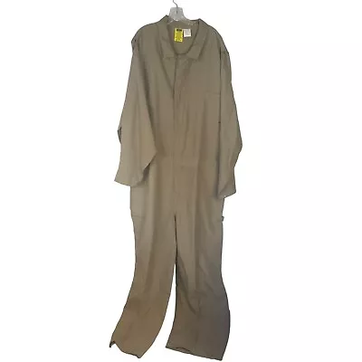 Gulf Port Workwear Coveralls Suit Nomex Fire Resistant FR Tan G904N Size 4XL • $80