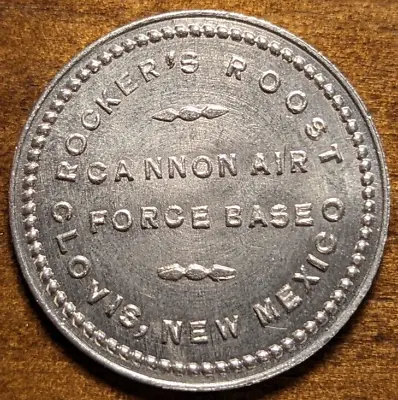 Clovis New Mexico NM Cannon Air Force Base Military 25¢ AU Trade Token • $12.99