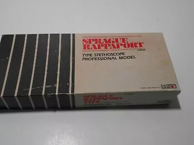 Vintage Sprague Rappaport Professional Stethoscope Model Lab600 In Original Box • $35