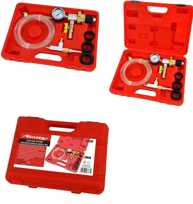 $43.60 • Buy Professional Radiator Cooling System Vacuum Purge Coolant Refill Tool Kit Set