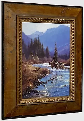 Martin Grelle Silent Camp Framed Canvas Signed And Numbered W/ COA • $149.99