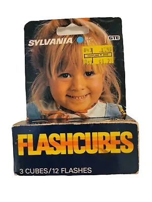 $3.99 • Buy Sylvania FlashCubes Flash Cubes 3- Pack (12 Total Flashes) New NOS