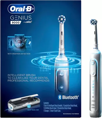 Oral-B Genius 9000 White Electric Toothbrush | Free Shipping  • $222.76