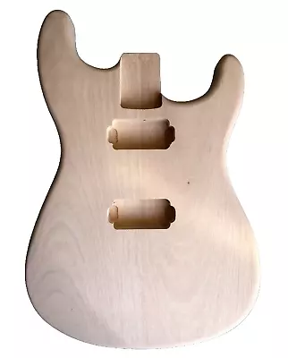 Unfinished Guitar Body Mahogany Wood DIY Replacement For HH Pickup Style Bolt On • $71.76