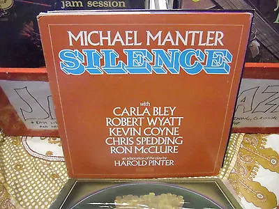 Michael Mantler SILENCE LP Watt EX Robert Wyatt Harold Pinter Avant-garde Jazz • $16.95