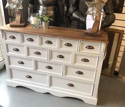 £799 • Buy Painted Pine Merchant Huge Chest Of Drawers,Kent Furniture Showroom,100s Listed
