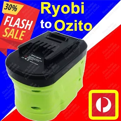 Adapter For Ryobi 18V Lithium Battery To Ozito 18V Cordless Power Tools • $32.99