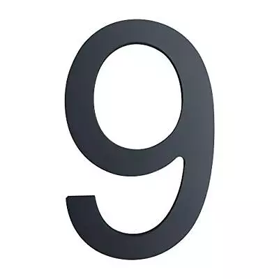 6 Inch House Numbers- Modern Floating Stainless Steel Home Address Number Ele... • $28.11