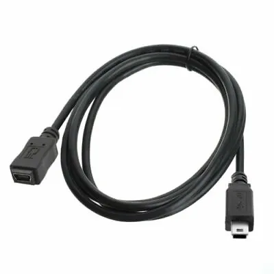 CY 5ft Mini USB-B Type 5Pin Male To Mini USB Female M-F USB2.0 Extension Cable • $6.99
