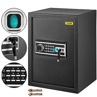 VEVOR Safe Box Lock Security 2.1 Cubic Feet Fingerprint Biometric Home Office • $92.99
