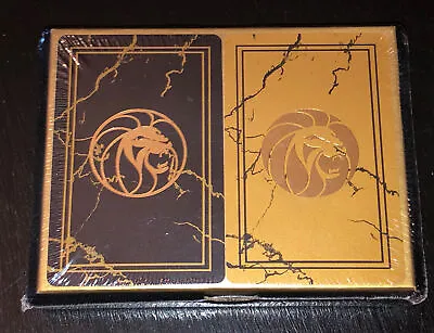 Vintage MGM Grand Vegas Hotel Casino Double Deck Lion Playing Cards Box -Sealed! • $39.99