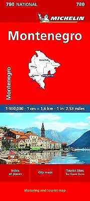 Montenegro - Michelin National Map 780 Michelin • £7.30