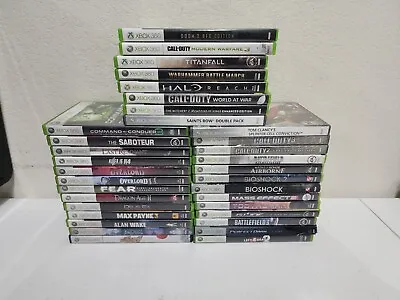 $22.20 • Buy HUGE Xbox 360 Games Lot Bundle (#1) 34 Games POPULAR GAMES NO DUPLICATES 
