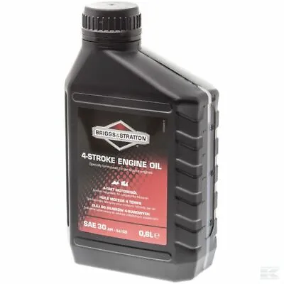 Genuine Briggs & Stratton 0.6L 4 Stroke SAE30 Engine Oil 100005E Lawnmower • £9.94