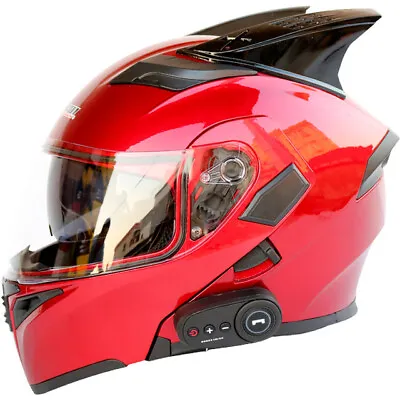Motorcycle Bluetooth Helmet Modular Road Racing Helmets Good Sound Long Battery • $139.80