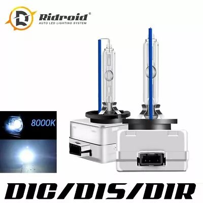 2 X D1C/D1R/D1S 8000K Ice Blue HID Xenon Headlight OEM Replacement Bulbs • $13.98