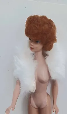 Vintage Barbie Doll Enchanted Evening #983 White Fur Stole  ~ 1960's • $14
