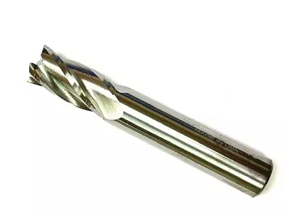 1/2  4 Flute Solid Carbide End Mill Htc #120-4500 1  Flute X 3  Overall • $19.95