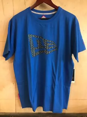 New Era T Shirt Blue Polka Dot Tee 59 Fifty Sz M-2xl $32 Msrp Nwt • $19.99
