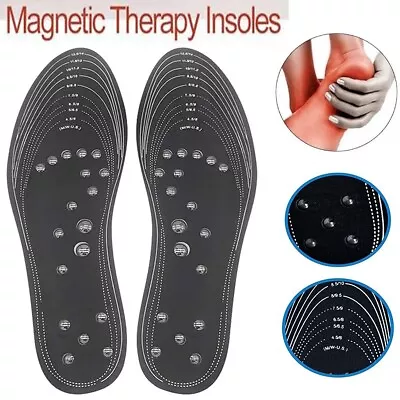 1 Pair Acupressure Magnetic Massage Insole Foot Therapy Reflexology Pain Relief • $5.99